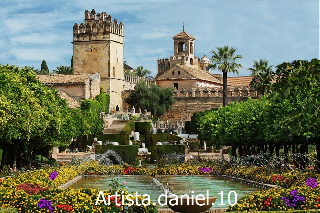 Dibujo digital de la Alhambra de Granada
