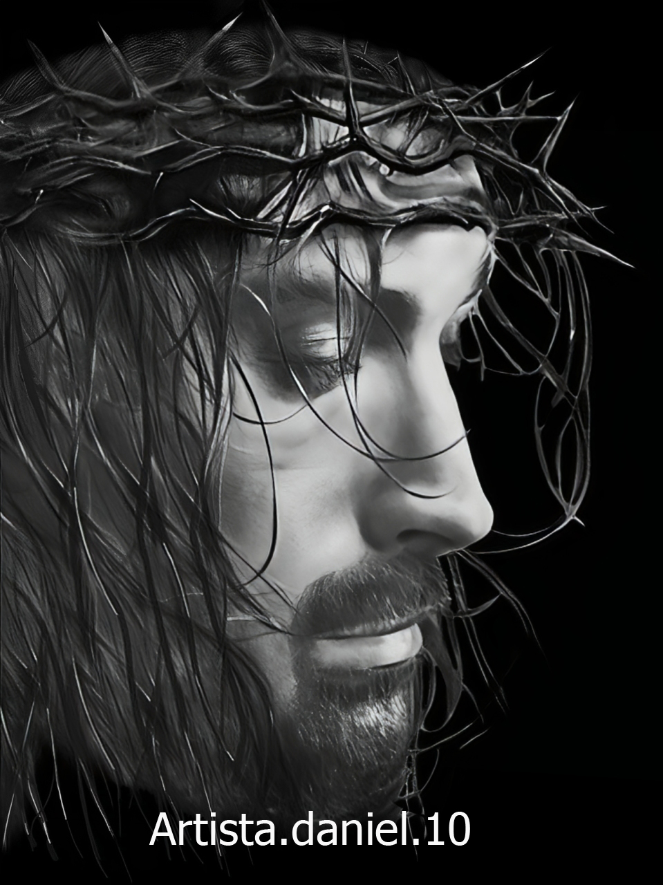 Retrato digital de Jesucristo