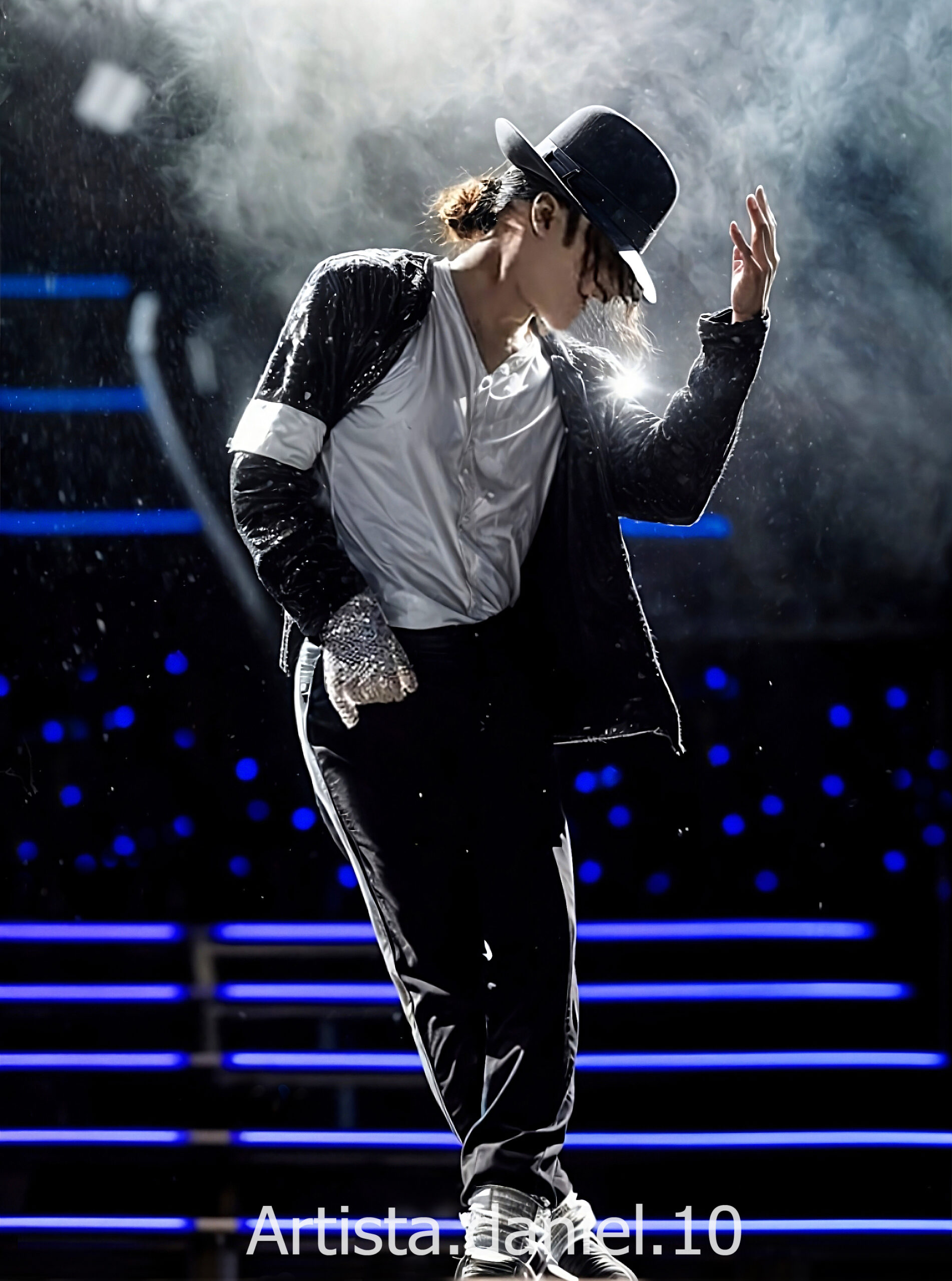 Retrato digital de Michael Jackson