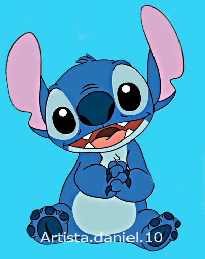 Retrato digital de Stitch