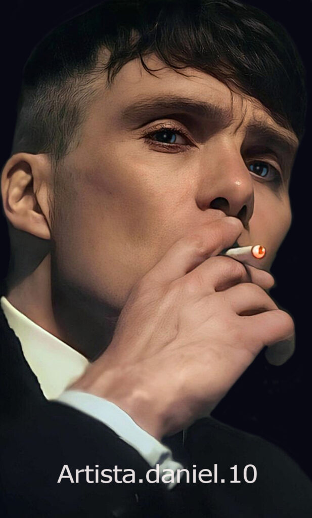 Dibujo digital de Tommy Shelby