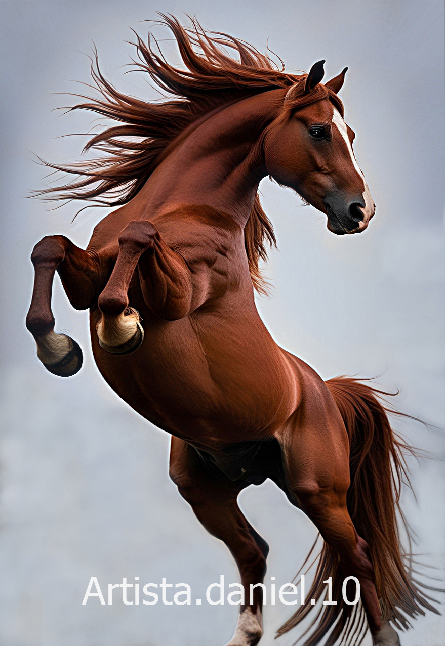 Retrato digital de caballo